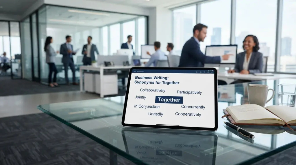 Business Writing: Synonyms for Together