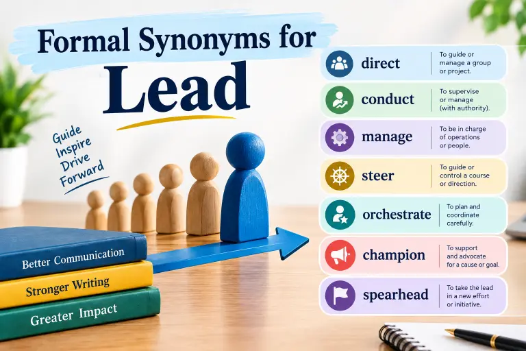 Formal Synonyms for Lead