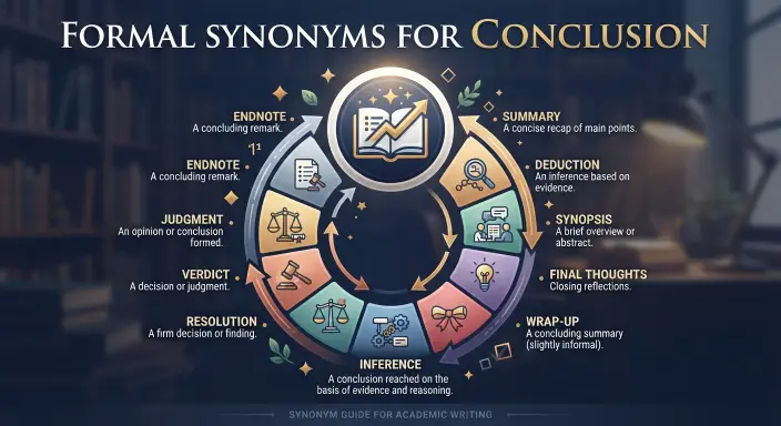 Formal Synonyms for Conclusion