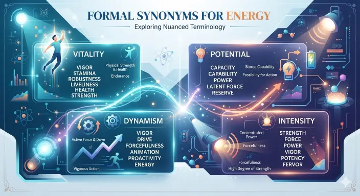 Formal Synonyms for Energy