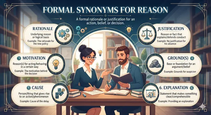 Formal Synonyms for Reason