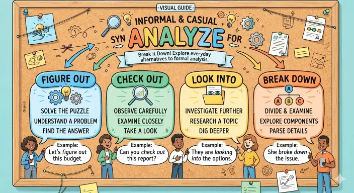 Informal and Casual Synonyms for Analyze
