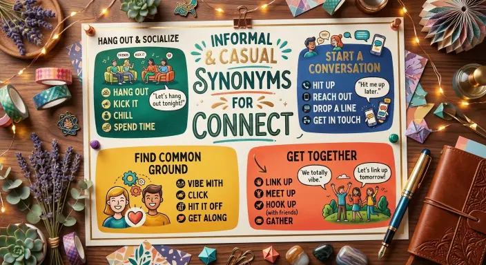 Informal and Casual Synonyms for Connect