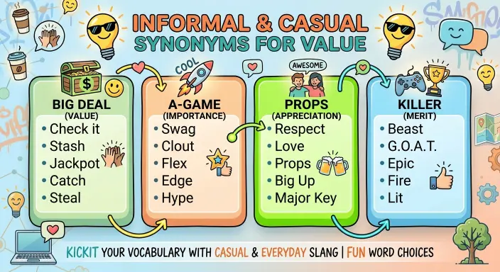 Informal and Casual Synonyms for Value
