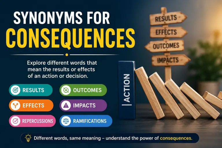 synonyms for consequences