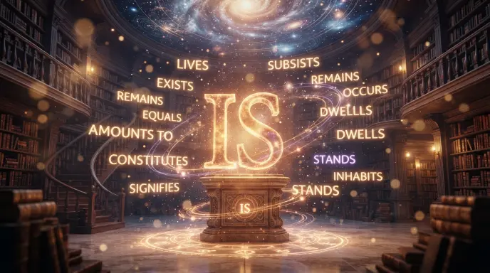 synonyms for is