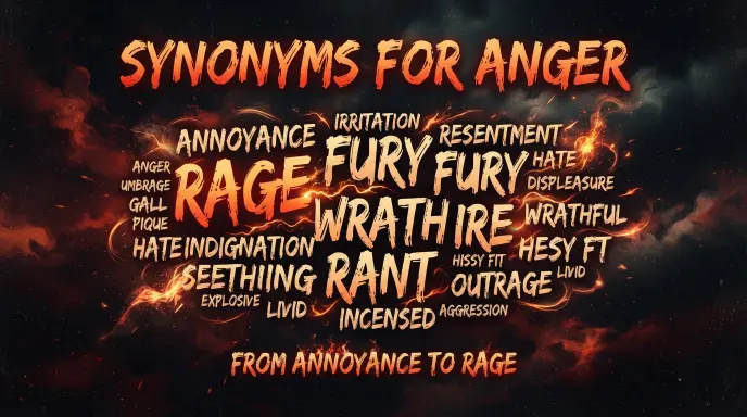 synonyms for anger