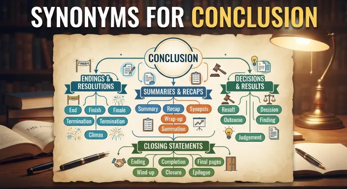 synonyms for conclusion