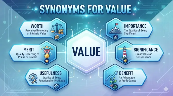 synonyms for value