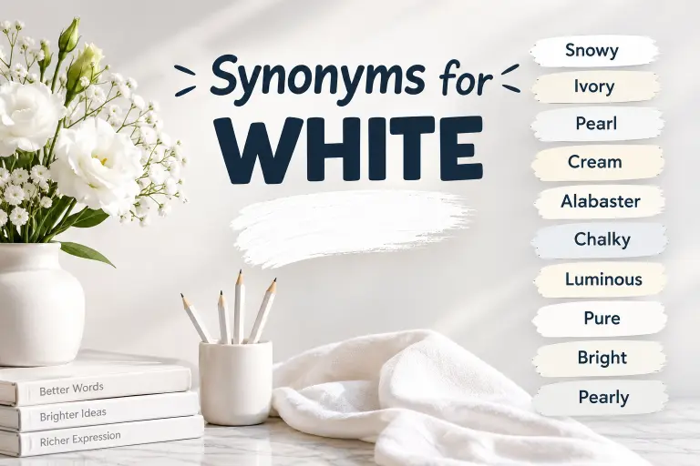 synonyms for white